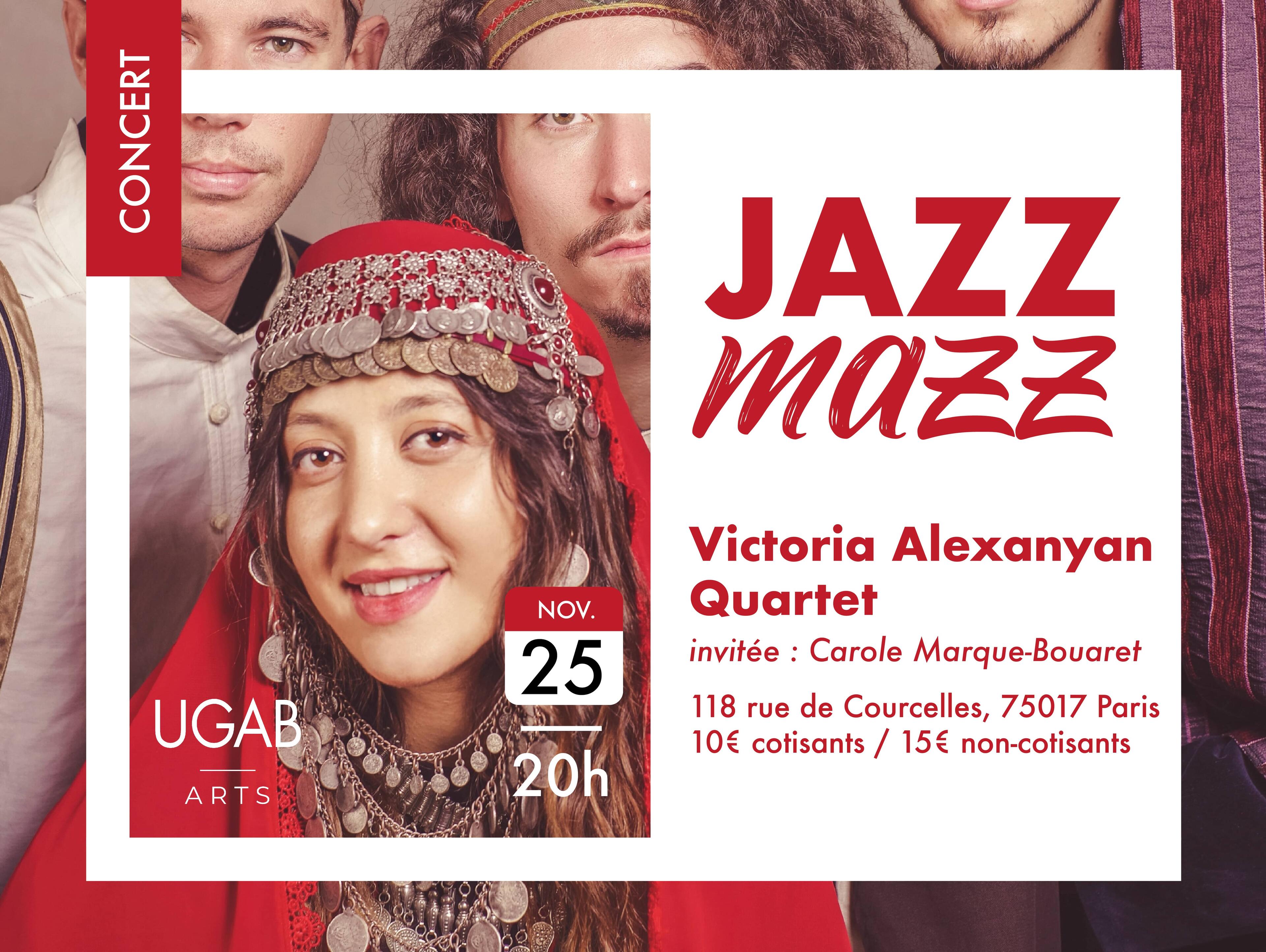 Jazz Mazz - Victoria Alexanyan Quartet