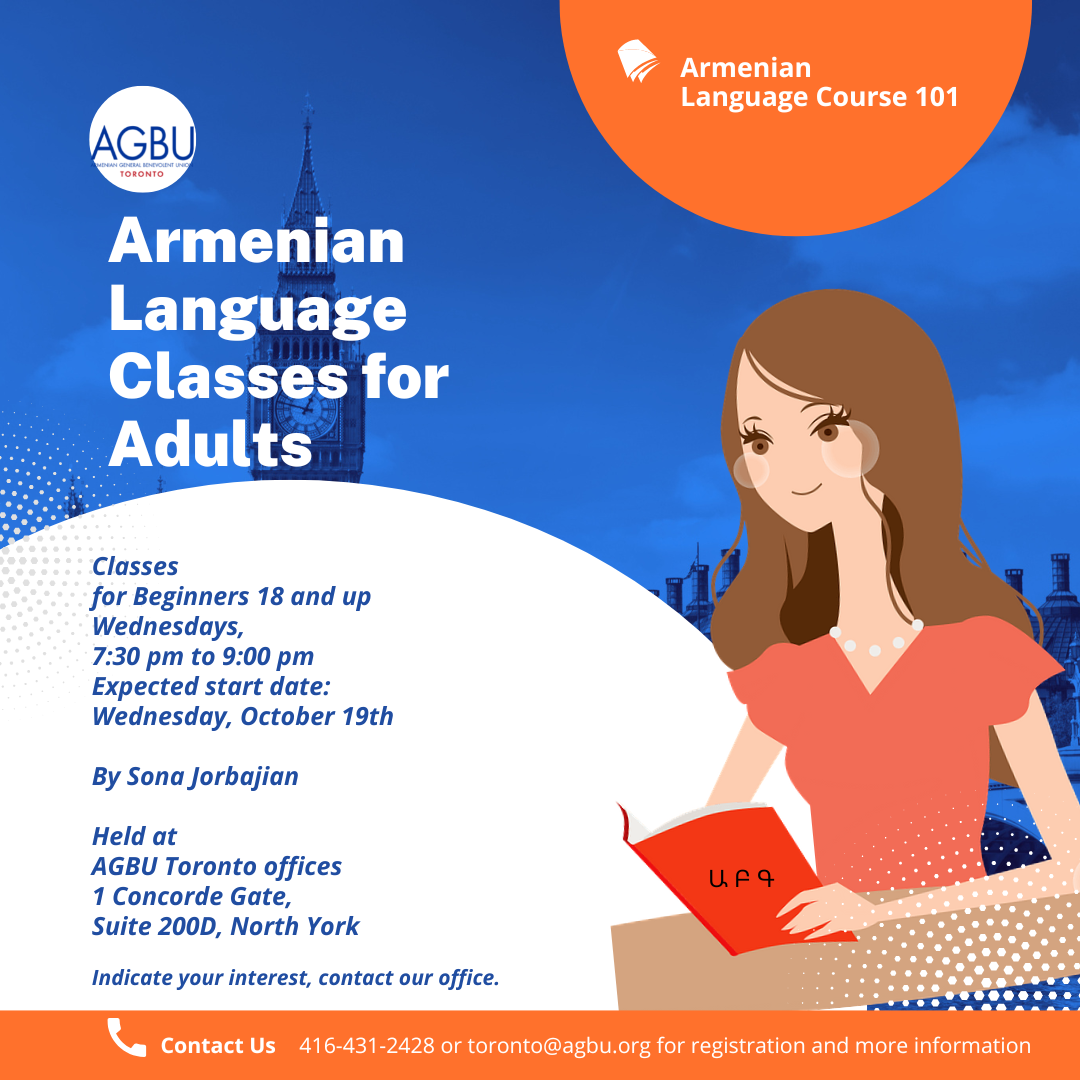 Armenian Language Classes for Adults