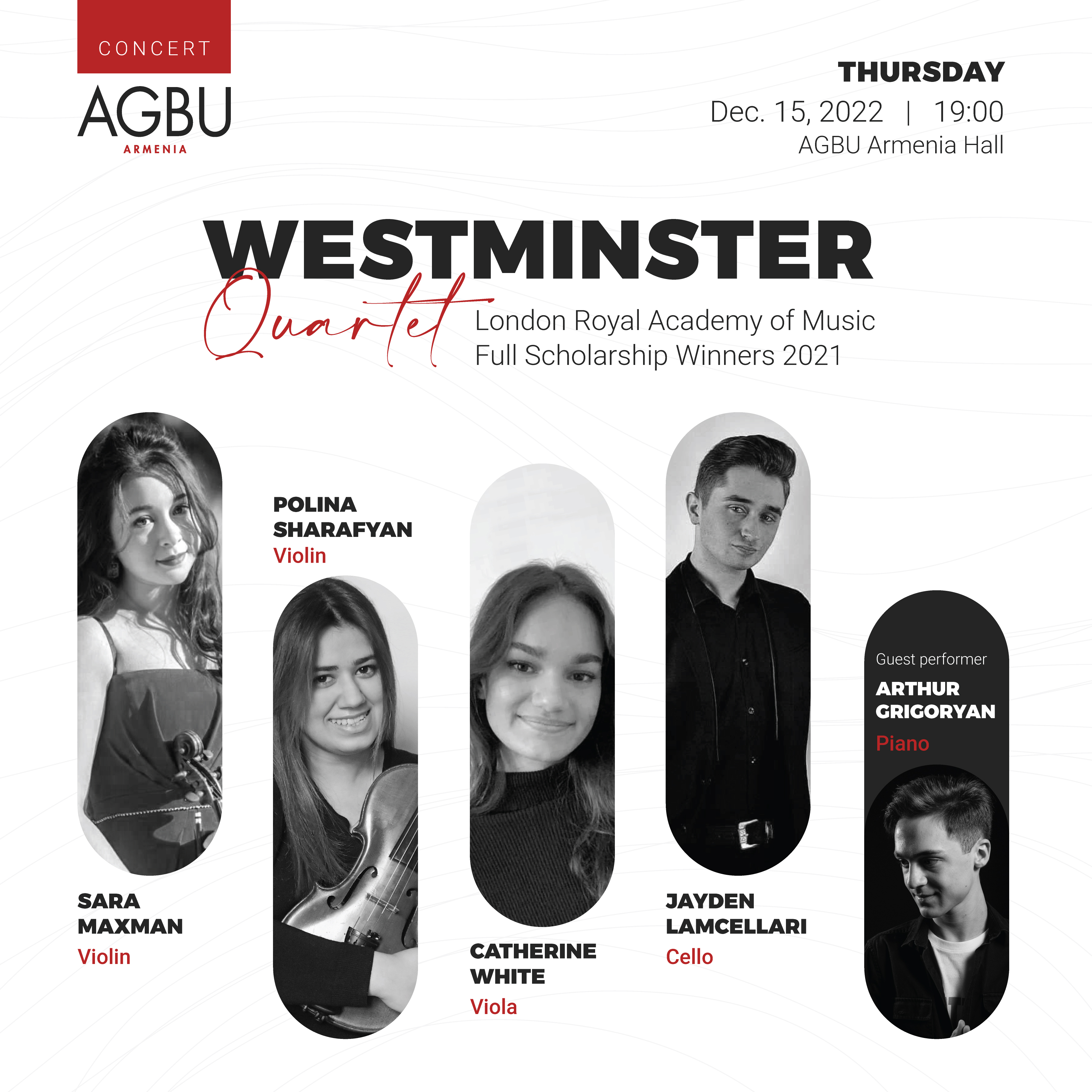 Westminster Quartet at AGBU Armenia
