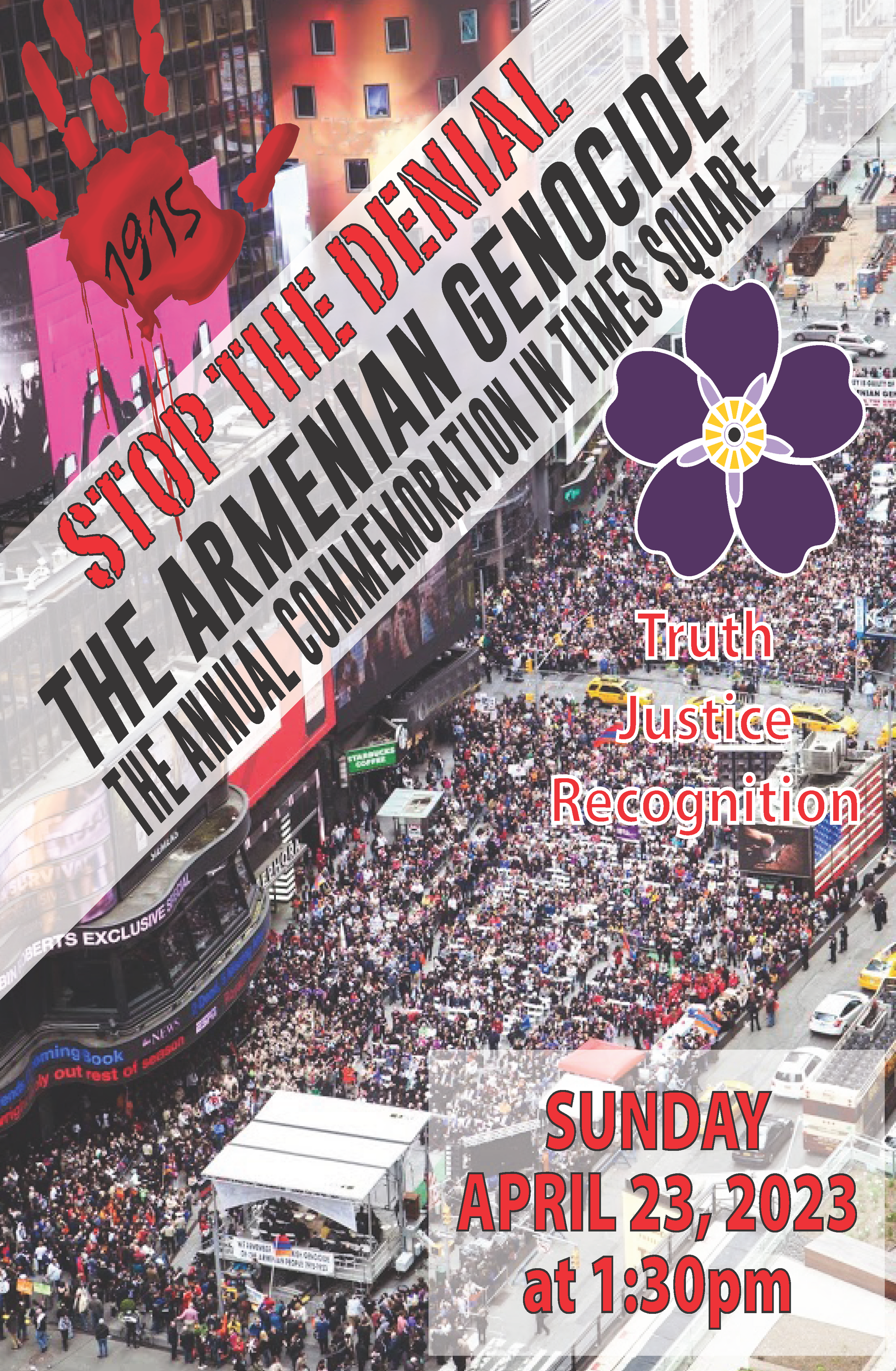 Annual Armenian Genocide Commemoration in Times Square