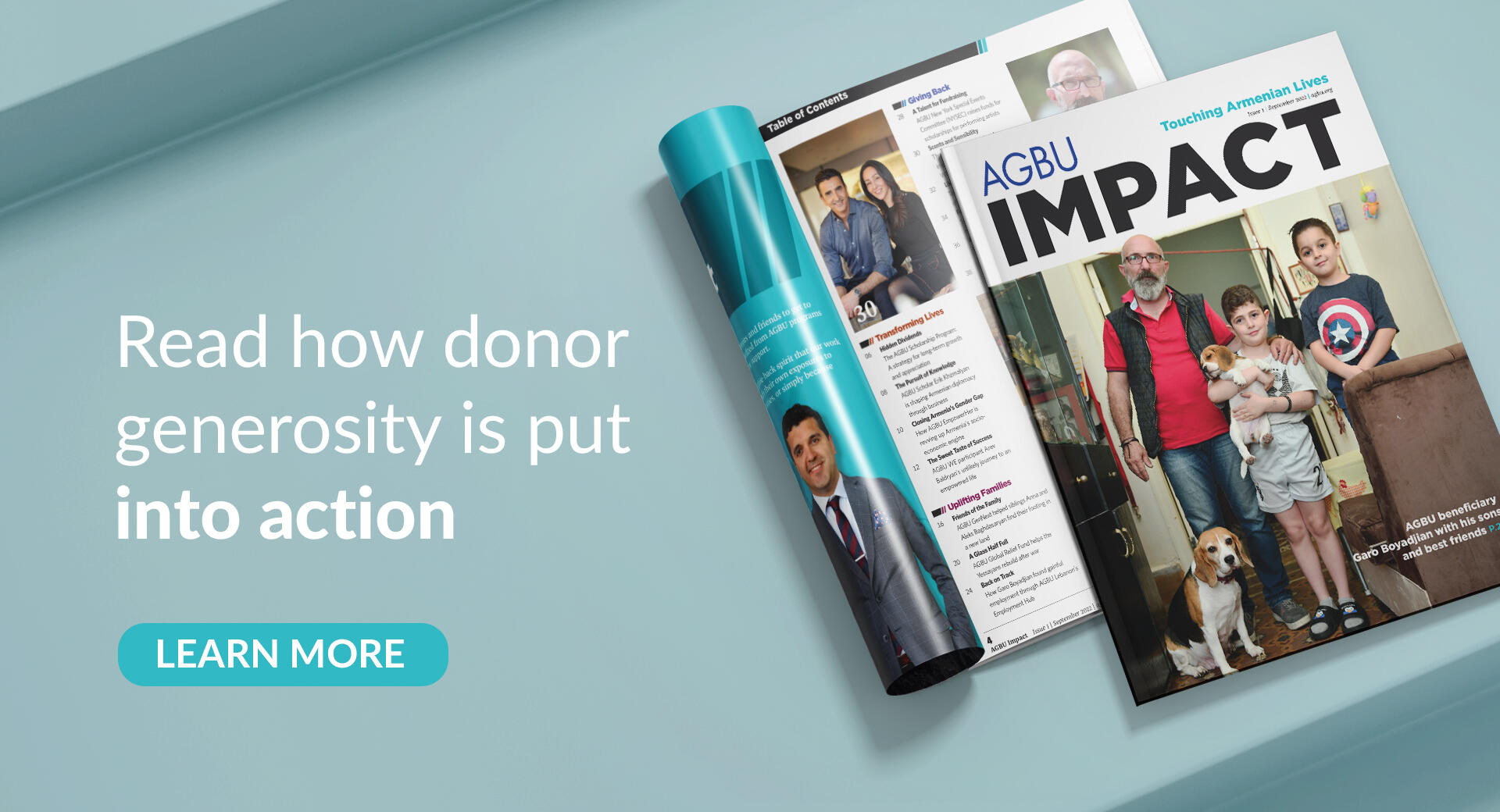 Read how donor generosity is put into action