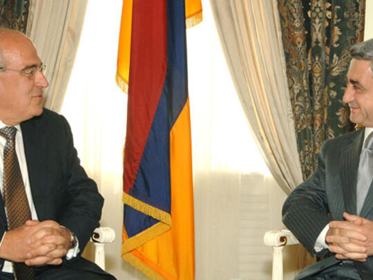 Republic of Armenia President Serge Sarkissian and AGBU Pres