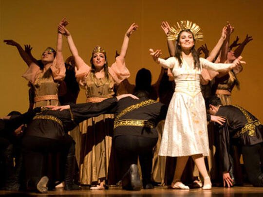 AGBU Antranig dancers dazzle the Boston audience with their 