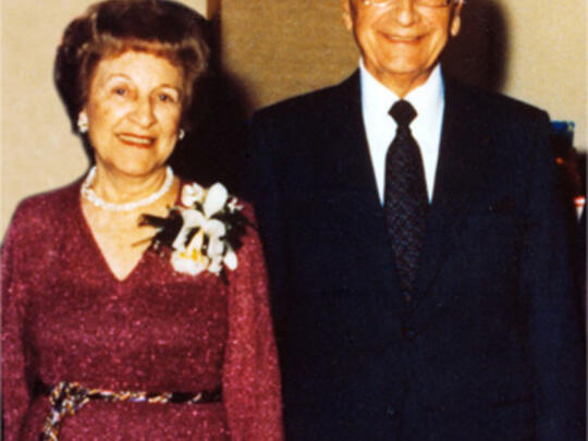 Alex & Marie Manoogian, photo courtesy AGBU archives