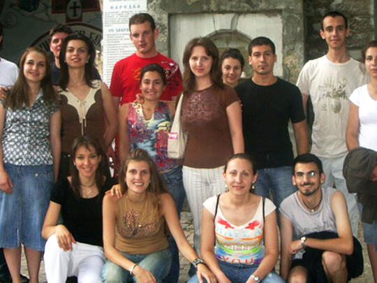 Plovdiv Youth Leadership participants take a seminar break t