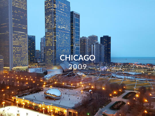 photo of Chicago with the words Chicago 2009 superimposed