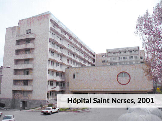 Hôpital Saint Nerses, 2001
