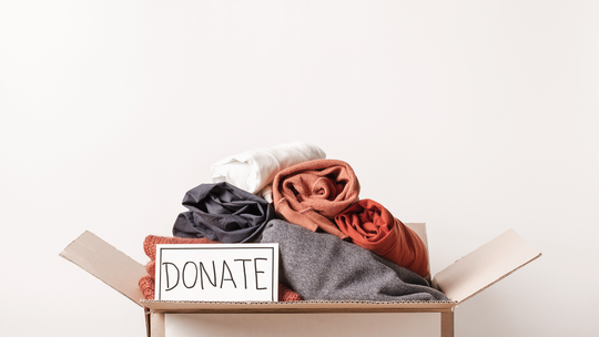 Food Drive Donation Boxed Clothing