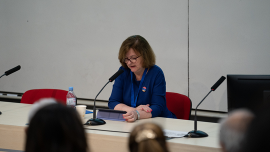 European Parliament member Nathalie Loiseau, APRI keynote speaker.